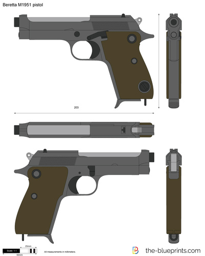 Beretta M1951 pistol