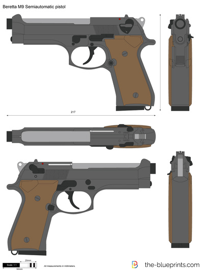 Beretta M9 Semiautomatic pistol
