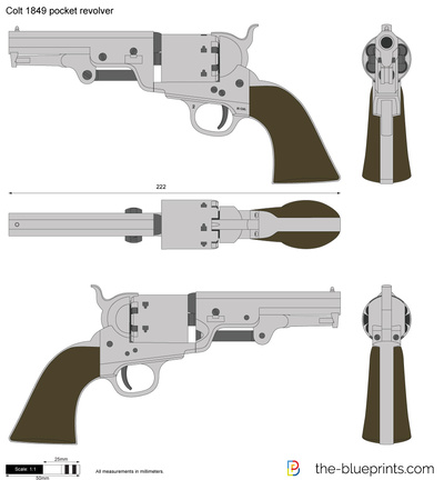 Colt 1849 pocket revolver