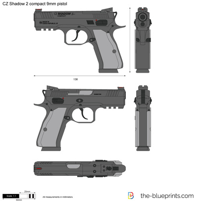 CZ Shadow 2 compact 9mm pistol